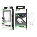 Ładowarka sieciowa Adapter Quick Charge  2,4A BIAŁA USB 2x TECHANCY TA2758