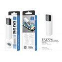 Power Bank 2600mAh 1USB 1A Biały TECHANCY TF2774