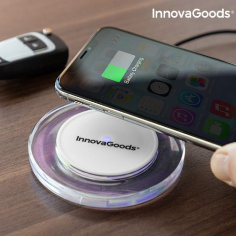 Bezprzewodowa ładowarka indukcyjna QI InnovaGoods V0101247 Bezprzewodowa ładowarka indukcyjna QI InnovaGoods V0101247