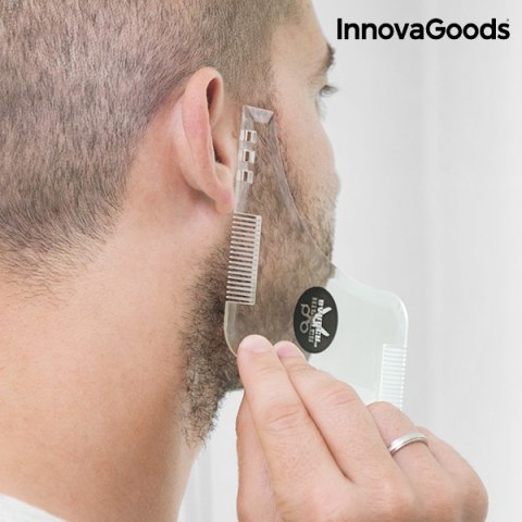 Szablon do stylizacji brody Hipster Barber InnovaGoods V0100984 Szablon do stylizacji brody Hipster Barber InnovaGoods V0100984