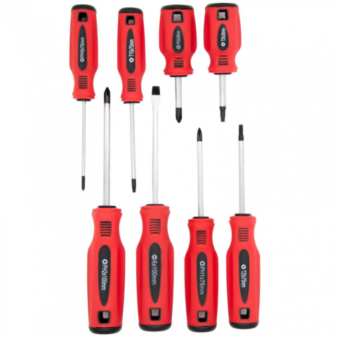 Wkrętaki Śrubokręty Torx Profi Zestaw 8 el. BENSON 011735 Wkrętaki Śrubokręty Torx Profi Zestaw 8 el. BENSON 011735