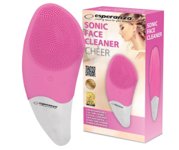 Myjka soniczna do twarzy CHEER 2w1 USB różowa ESPERANZA EBM005