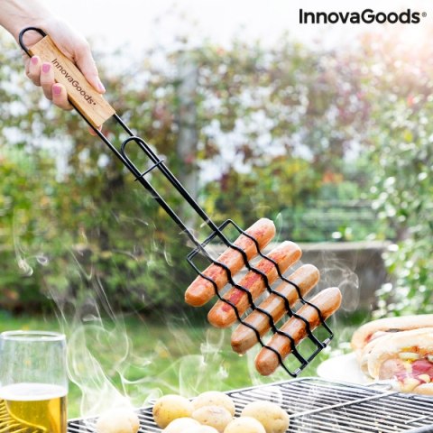 Ruszt do grilla Uchwyt na kiełbaski InnovaGoods V0103473 Ruszt do grilla Uchwyt na kiełbaski InnovaGoods V0103473