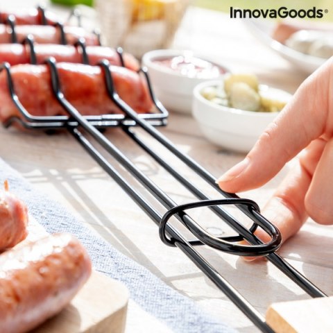 Ruszt do grilla Uchwyt na kiełbaski InnovaGoods V0103473 Ruszt do grilla Uchwyt na kiełbaski InnovaGoods V0103473