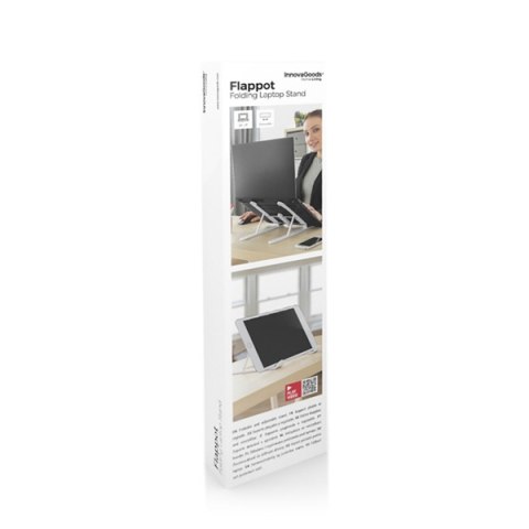 Składana i Regulowana Podstawka pod Laptopa z klapką INNOVAGOODS V0103270 Składana i Regulowana Podstawka pod Laptopa z klapką INNOVAGOODS V0103270